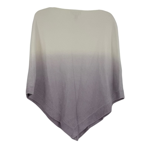 Barefoot Dreams CozyChic Ultra Lite Breeze Poncho Ombre Soft Violet One Size - Picture 2 of 7